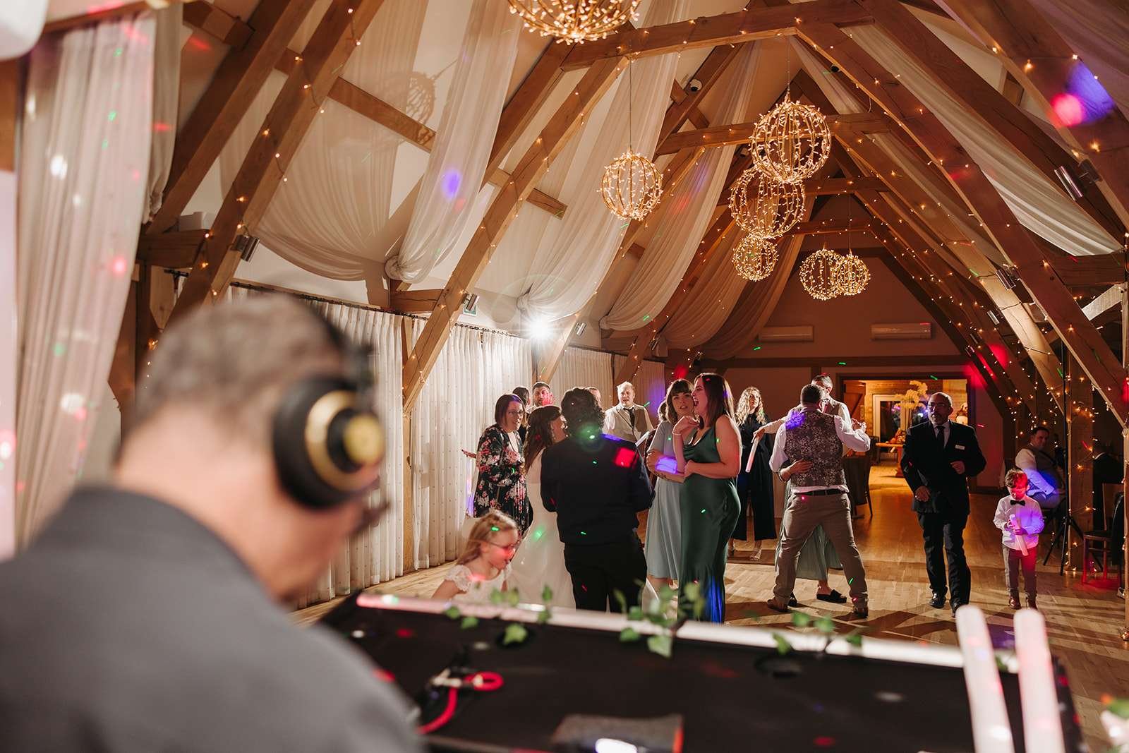 Bassmead Manor Barns Wedding - dj