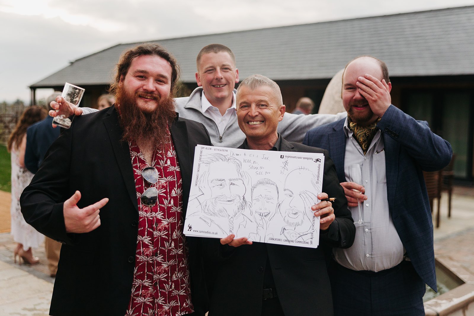 The Oak Barn Salisbury wedding photographer 28
