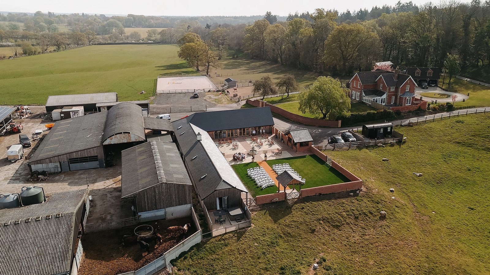 The Oak Barn Salisbury wedding photographer 86